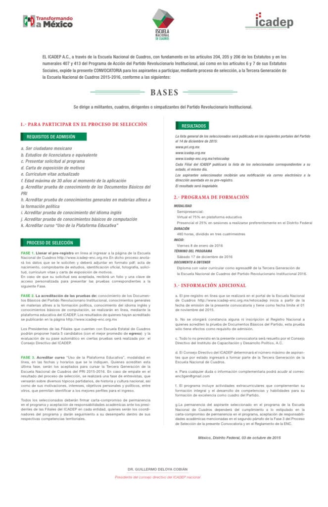 CONVOCATORIA3Gen-3oct