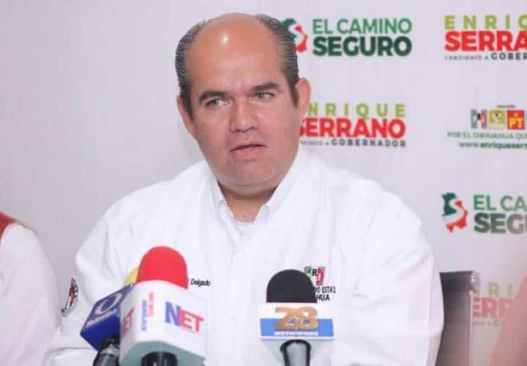 Deslinda el PRI a Enrique Serrano por detención de candidato suplente de Morena.