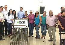 Entrega Movimiento Territorial del PRI los primeros 150 boilers solares